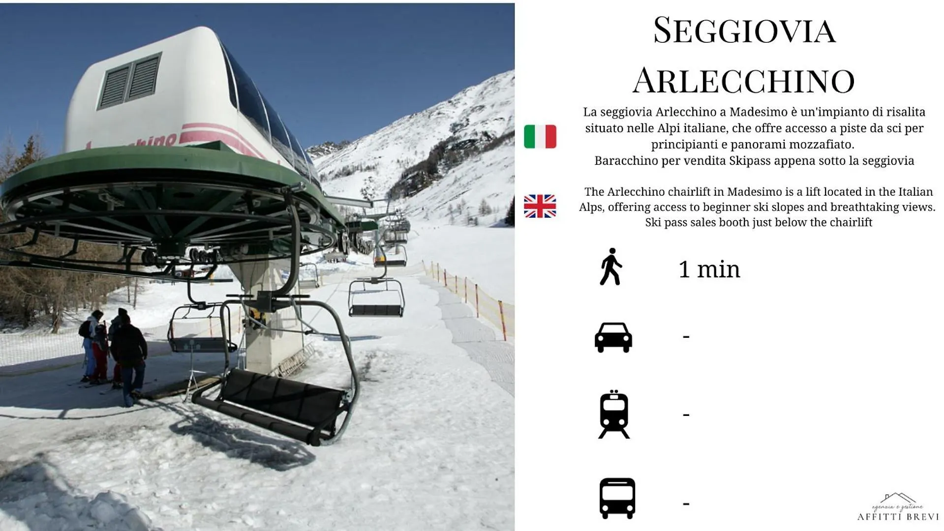 Appartamento Fondo Valle a 1 minuto dalle piste Madesimo